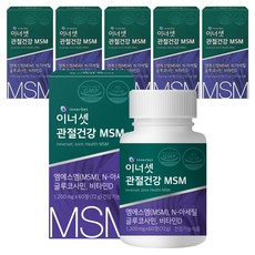 InnerSet MSM&N-乙醯葡糖胺&維他命D錠 72g, 60顆, 6個