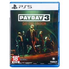 PlayStation 遊戲片 PS5 PayDays 3 18歲以上, 一般版