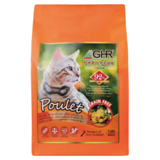 GHR 健康主義 無穀貓糧, 鮮嫩雞肉, 454g, 1包
