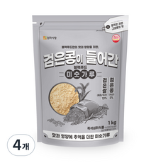 엄마사랑 검은콩이 들어간 블랙푸드 미숫가루, 1kg, 4개