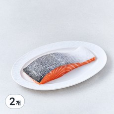 모위 노르웨이산 생연어 스테이크 (냉장), 2개, 250g