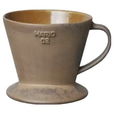 HARIO 老岩泥台型/扇形濾杯 TDR-02-BR, 1個