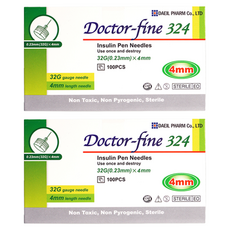 대일제약 닥터파인 인슐린 펜니들 멸균주사침 0.23 x 4mm, 100개입, 2개