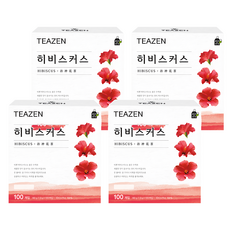 TEAZEN 洛神花茶, 1.8g, 100入, 4盒