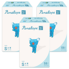 Penelope 加強版超薄黏貼型尿布, S, 174片