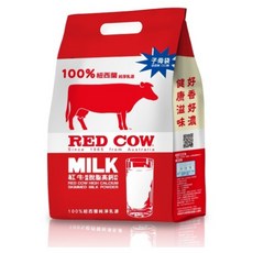 RED COW 紅牛 超濃脫脂高鈣奶粉, 2kg, 1包