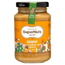 슈퍼너츠 땅콩버터 크런치, 260g, 1개
