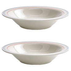 KANESUZU 霧藍線條庫普碗 2號 21cm, 2個, 混合色