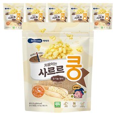 베베쿡 처음먹는 사르르쿵, 현미, 23g, 6개