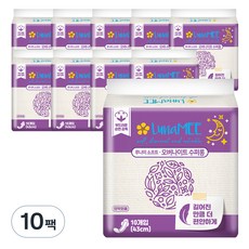 루나미 소프트 국내산 오버나이트 수퍼롱 날개형, 10개입, 10개, 패드형