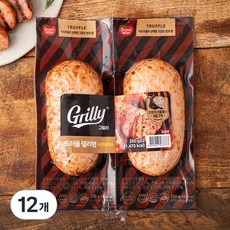 동원 그릴리 트러플 델리햄 버섯&채소, 260g, 12개