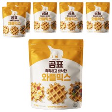 곰표 와플 믹스, 1kg, 6개