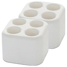 BILLY'S HOUSE 矽藻土牙刷架, 2個, 白色