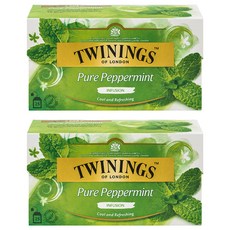 TWININGS 唐寧茶 沁心薄荷茶, 2g, 25包, 2盒