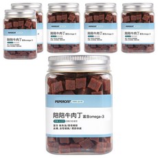 PEPE-RONI 陪陪肉肉 狗零食 牛肉丁 軟顆粒超好餵, 180g, 6罐