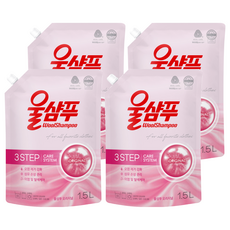 Wool Shampoo 吾香服 經典補充包, 4個, 1.5L