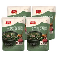 양반 소고기 미역국, 460g, 4개