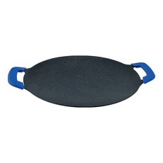 MiyAco 米雅可 礦岩鑄造不沾圓形烤盤 附隔熱套, 30cm, 1組