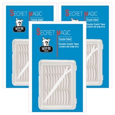 다크니스 시크릿 고급 양면 쌍꺼풀테이프 넓은형 180p, 3세트