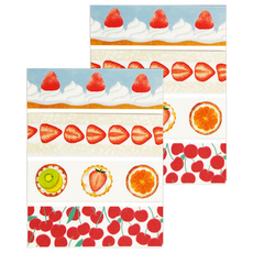 KING JIM KITTA隨身攜帶和紙膠帶 可撕式 甜點 東出桂奈設計款, 尺寸15×50mm, KITM001, 2個