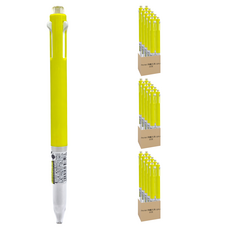 Pentel 飛龍文具 i plus 三色筆 BGH3-K 10支, 黃綠, 3盒