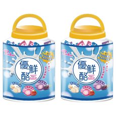 Pinky 優鮮酪 益生菌軟糖 歡樂桶, 350g, 2桶