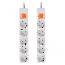 카닉스 타노스 통합스위치 멀티콘센트 5구 EW-M-16A5, 5m, 2개