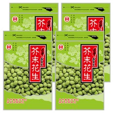 台灣土豆王 芥末花生, 嚴選台灣花生 無添加 手工製作 古早味配方, 130g, 4包