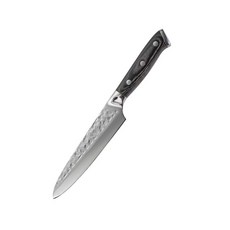 SHCJ 生活采家 德國鋼錘紋鍛造水果刀 德國4116 鋁釩鋼 刀刃長13.2cm, 5吋, 1支, 木柄