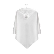 자시스 유아용 멀티 목욕 후드 비치 타월 수건 담요, 화이트 폴라베어, 1개