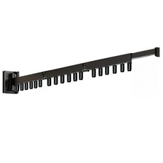 小麥購物 太空鋁折疊曬衣架 3折 L741, 黑色