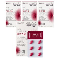 이너랩 간 건강엔N 밀크씨슬, 30정, 4개