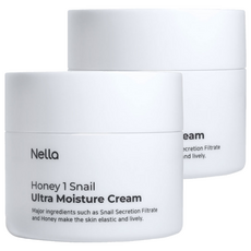 Nella Honey 1 Snail蜂蜜蝸牛深層保濕霜, 100g, 2罐