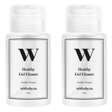 withshyan Healthy按壓式清潔凝膠, 200ml, 2個