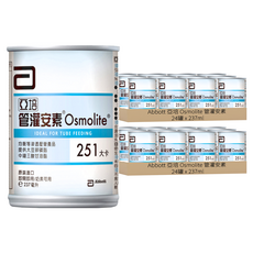 Abbott 亞培 Osmolite 管灌安素 均衡等滲透壓營養品, 237ml, 48罐
