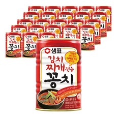 샘표 김치찌개 전용 꽁치 통조림, 400g, 24개