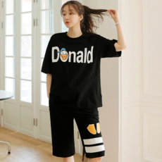 粉色 Sisley 女式 Donald C 訓練上衣和下裝套裝