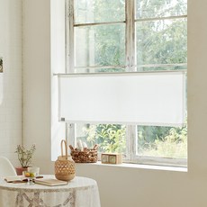 雪紡紗遮光窗簾, 白色的