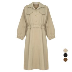 BURU N JUDY 女款抽繩領洋裝 BORJDR503B