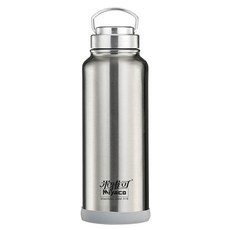 MiyAco 米雅可 經典 316不銹鋼廣口真空保溫瓶, 不銹鋼色, 1.2L, 1個