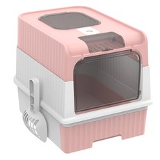 Kiyodo 抽屜式貓砂盆 附鏟, 混合顏色, 1組