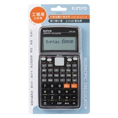 Kinyo 12位元工程計算機 黑, KPE-681B, 1入