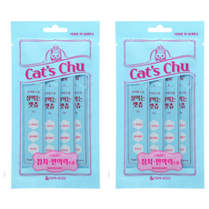 PEPERONI 陪陪肉肉 Cat's Chu 貓泥 12g x 4p 韓國製造 維持免疫力, 深海鮪魚, 48g, 2袋