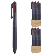 Pentel 飛龍文具 Calme 靜暮 3色輕油性筆 0.5mm 6支, 黑桿, 2盒