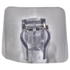 U-mop ABS無痕蓮蓬頭支架 2個, 透明