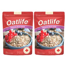Oatlife 加拿大燕麥片, 1kg, 2個