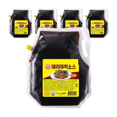 오뚜기 데리야끼소스 스파우트팩, 2kg, 5개