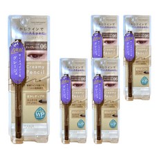 SANA 莎娜 Newborn 絲滑眼線筆 06 薄暮灰, 防水設計, 1.5mm 超極細筆芯, 5件