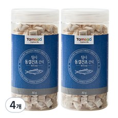 탐사 반려동물 동결건조 간식, 북어트릿, 80g, 4개