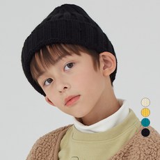 LollyTree 兒童款簡約羅紋毛線帽